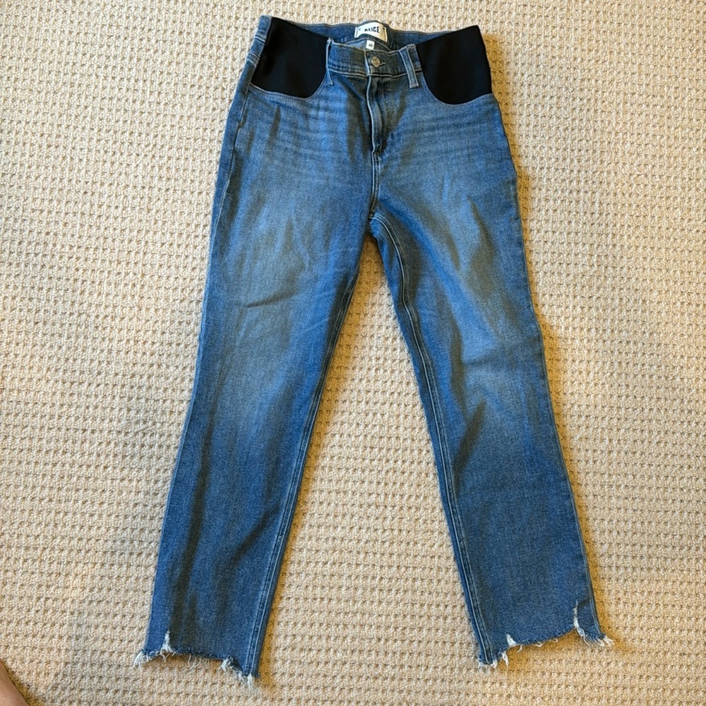 Paige maternity denim.